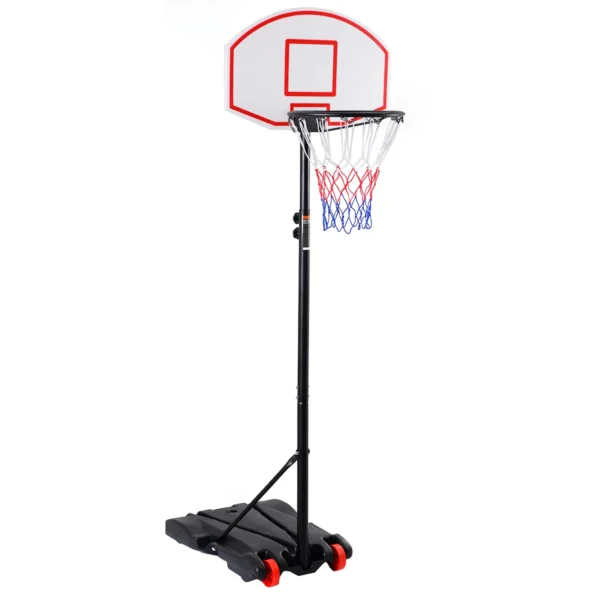 Basketbalring Met Standaard Basketbalstandaard Van 180 Tot 210 Cm Met Wielen Voor Kinderen En Volwassenen