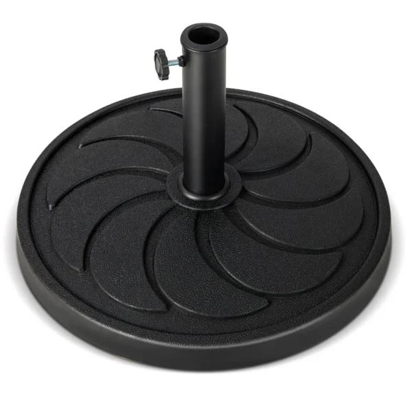 Buitenparasolvoet 18 Kg Ronde Parasolvoet Diameter 54 Cm Past Op 38/48 Mm Parasolstokken Stevige Verzwaarde Parasolvoet