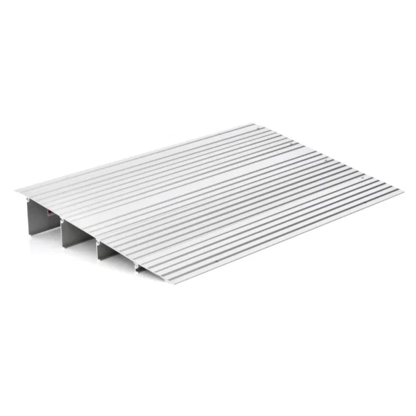 Drempeloploop 10,5 Cm Oprijplaat In Hoogte Verstelbaar Robuust Aluminium Frame Antislip Oppervlak 317 Kg Draagvermogen