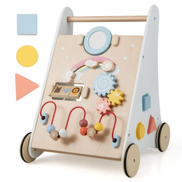 Houten Loopstoeltje Speelgoed Om Te Leren Lopen Voor Peuters Ontwikkelt Motorische Vaardigheden Stimuleert Creativiteit Voor Kinderen 1+