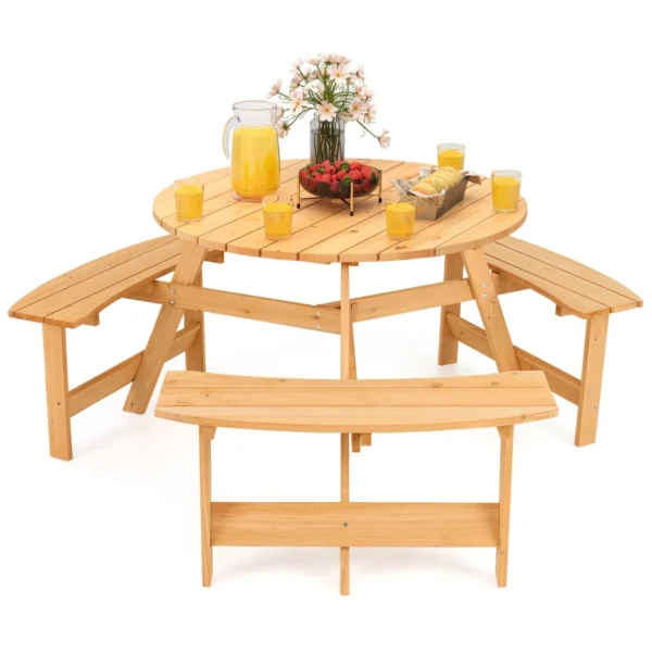 Kinderzitgroep Kinderpicknicktafel Met Banken En Parasolgat Houten Zitmeubel Zitgroep Tuinmeubelen Voor Tuin Achtertuin Terras Natuur