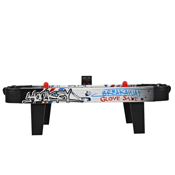 Lucht aangedreven hockey speltafel set met elektronische led score teller 2 pucks 2 pushers 2 doeldozen 42 inch tafelmodel air hockey tafel 2