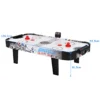 Lucht aangedreven hockey speltafel set met elektronische led score teller 2 pucks 2 pushers 2 doeldozen 42 inch tafelmodel air hockey tafel 4