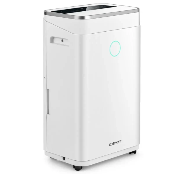 Luchtontvochtiger Met Afvoerslang 25L/Dag Luchtontvochtiger Met Automatische Of Handmatige Lediging 24H Timer Wit