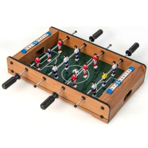 Mini tafelvoetbaltafel tafelvoetbal voor 2 spelers met 2 voetballen en scorebord voor volwassenen en kinderen 51 x 30,5 x 9 cm 1