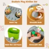 Modderkeuken voor kinderen outdoor met waterfunctie/haak/ afneembaar rek tuinkeuken voor kinderen vanaf 3 jaar orange 7