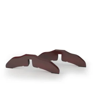 (Set Van 2) Houten Dierenpoortsteunen Zelfdragende Poortsteun Voor 2 Cm Dikke Panelen Grenen Poortsteunen Bruin